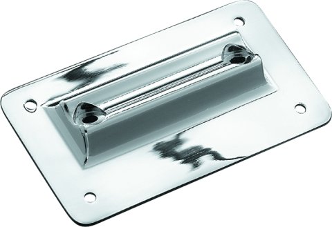 Kuryakyn Lay Down License Plate Holders 113 Holder, Down, Steel, Chrome, Each thumbnail 4