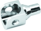 Kuryakyn Tapered Peg Adapters 8007 Adapters, Front, Female-style, Steel, Chrome, Pair thumbnail 2