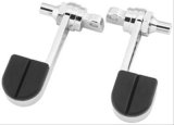 Kuryakyn Replacement ISO Stirrup Arms 8074 Arms, ISOStirrups without Pegs, Multi-Fit, ISO-Stirrups, Right and Left, Chrome, Pair thumbnail 1