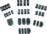 Kuryakyn Replacement Brake Pedal Pad Rubbers 8081 Rubbers, Black, Harley-Davidson®, Set of 3 thumbnail 3