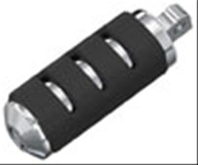 Kuryakyn ISO Pegs 7591 Pegs, Steel, Chrome, Trident Large, Pair