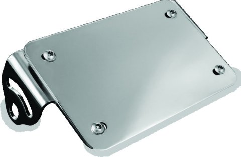 Kuryakyn License Plate Turn Signal Relocators 3155 Relocator, Mount, Steel, Chrome, Kit thumbnail 2