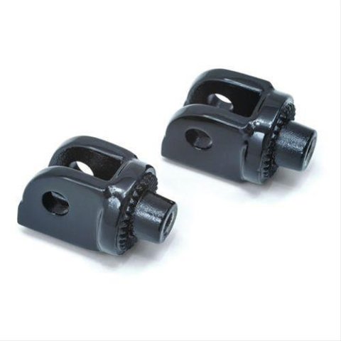 Kuryakyn Tapered Peg Adapters 8869 Foot Adapters, Steel, Black, Big Dog, Pair thumbnail 1