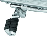 Kuryakyn ISO Pegs 7976 Foot Pegs, ISO, Highway, Dually Style, Steel, Chrome, Offset Mounts, 1 in. Magnum Quick Clamps, Kit thumbnail 2
