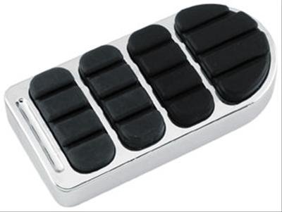 Kuryakyn Longhorn ISO Brake Pedal Pads 8044 Pads, Longhorn, Steel, Chrome, Harley-Davidson®, Each thumbnail 1