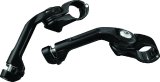 Kuryakyn Adjustable Tour-Tech Long Cruise Mounts 7575 Foot Peg Mounts, Mounts, Adjustable, Steel, Black, Pair thumbnail 2