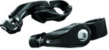 Kuryakyn Adjustable Tour-Tech Short Cruise Mounts 7574 Foot Peg Mounts, Mounts, Adjustable, Steel, Black, Pair thumbnail 3