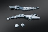 Kuryakyn Zombie Levers 1721 Levers, Zombie, Brake and Clutch Lever Type, Aluminum, Chrome, Harley-Davidson®, Pair thumbnail 1