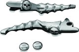 Kuryakyn Zombie Levers 1721 Levers, Zombie, Brake and Clutch Lever Type, Aluminum, Chrome, Harley-Davidson®, Pair thumbnail 2