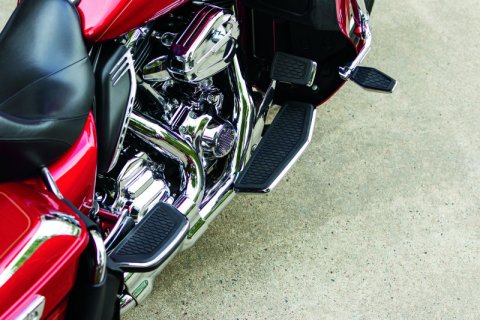 Kuryakyn Hex Pegs 5904 Foot Pegs, Hex, Aluminum/Rubber, Chrome, Harley-Davidson®, Pair thumbnail 4