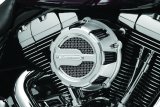 Kuryakyn Crusher Maverick Air Cleaners 9886 Cleaner, Maverick, Round, Aluminum, Chrome, Red Cotton Gauze Filter, Each thumbnail 2