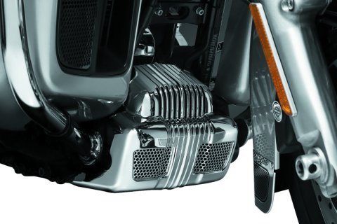 Kuryakyn Coolant Pump Covers 7677 Cover, Snap-in, ABS Plastic, Chrome, Harley-Davidson®, Each thumbnail 6