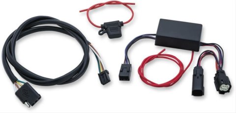 Kuryakyn Trailer Wiring and Relay Harnesses for 2014-2021 FLHR ROAD KING - 2598 Harnesses, Plug Play '14-'20 FLHR/Police with 4-Wire Trailer, Kit thumbnail 1