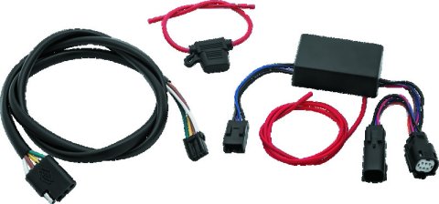 Kuryakyn Trailer Wiring and Relay Harnesses for 2014-2021 FLHR ROAD KING - 2598 Harnesses, Plug Play '14-'20 FLHR/Police with 4-Wire Trailer, Kit thumbnail 2