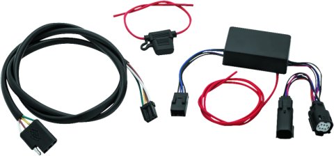 Kuryakyn Trailer Wiring and Relay Harnesses for 2014-2021 FLHR ROAD KING - 2598 Harnesses, Plug Play '14-'20 FLHR/Police with 4-Wire Trailer, Kit thumbnail 3