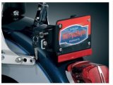 Kuryakyn Universal Helmet Locks 4248 Lock, Black, Two Keys, Will Not Fit Curved or Swept/Lone Eagle Plate Frames, Kit thumbnail 1