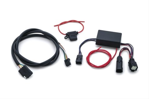 Kuryakyn Trailer Wiring and Relay Harnesses for 2014-2021 FLHR ROAD KING - 2597 Harnesses, Plug Play '14-'20 FLHR/Police with 5-Wire Trailer, Kit