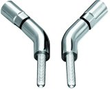 Kuryakyn Mirror Stem Extenders 1444 Extenders, Steel, Chrome Plated, Pair thumbnail 6