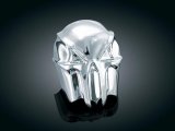 Kuryakyn Skull Horn Covers 7718 Cover, Skull, ABS Plastic, Chrome, Adhesive Mount, Harley-Davidson®, Each thumbnail 3