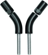 Kuryakyn Powersports Side View Mirror Components 1216 Stem 3in Outward Extenders Black thumbnail 3