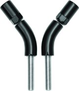 Kuryakyn Powersports Side View Mirror Components 1216 Stem 3in Outward Extenders Black thumbnail 4