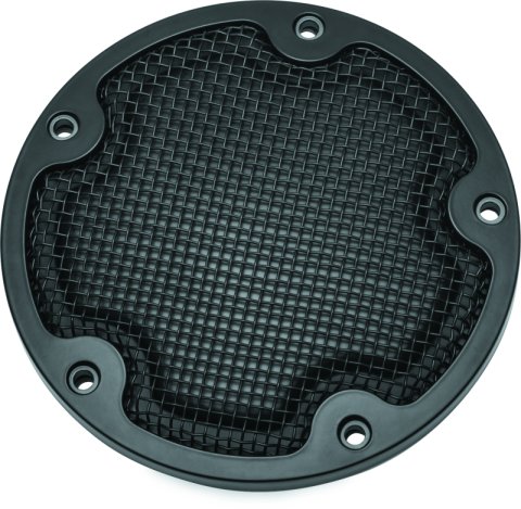 Kuryakyn Clutch Housing Covers 6527 MESH DERBY COVER BLK thumbnail 2