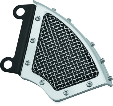 Kuryakyn Brake Caliper Covers 6540 MESH FR CALIPER COVERS CHR thumbnail 1
