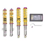 KW Variant 3 Coilover Kits for 1991-2008 911 - 35271025 Kits, 3, 0.4 1.2 in. Lowered Front and Rear, Shocks, Yellow Powdercoated Springs, Porsche, Kit thumbnail 2