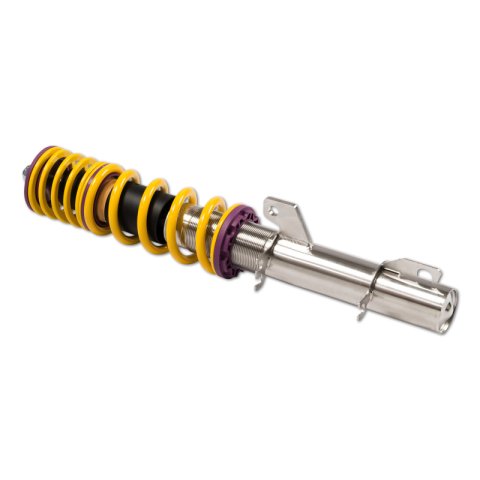 KW Variant 1 Coilover Kits 10210005 Kits, 1, 0.8 - 1.8 in. Lowered Front, 0.8 - 1.8 in. Lowered Rear, Natural/Purple Shocks, Yellow Springs, Audi, Volkswagen, Kit thumbnail 7