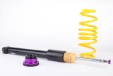 KW Variant 2 Coilover Kits 1521000M Kits, 2, 0.0 - 1.2 in. Lowered Front, 0.2 - 1.2 in. Lowered Rear, Natural/Yellow Shocks, Yellow Springs, Audi, Kit thumbnail 6