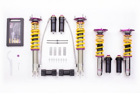 KW Club Sport Coilover Kits 39771250 Kit, Clubsport Kit 3 Way, Porsche Turbo, Coupe + Convertible; w/o PDCC thumbnail 1
