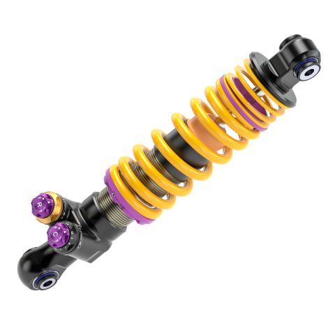 KW Variant 5 Coilover Kits 30911009 Kits, (V5), with Nose Lift, w/o Electronic Dampers, Front and Rear Shocks, Adjustable Valving, Steel, Zinc, Lamborghini, Set of 4 thumbnail 9