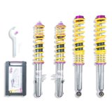 KW Variant 3 Coilover Kits for 1990-1994 911 - 35271022 Kits, 3, 0.8 2.0 in. Lowered Front, 0.6 1.8 in. Lowered Rear, Shocks, Yellow Powdercoated Springs, Porsche, Kit thumbnail 3
