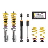 KW Variant 3 Coilover Kits 35230045 Kits, 3, 1.2 - 2.3 in. Lowered Front, 1.4 - 2.1 in. Lowered Rear, Shocks, Yellow Powdercoated Springs, Ford, Kit thumbnail 2