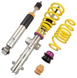 KW Variant 3 Coilover Kits 35230045 Kits, 3, 1.2 - 2.3 in. Lowered Front, 1.4 - 2.1 in. Lowered Rear, Shocks, Yellow Powdercoated Springs, Ford, Kit thumbnail 3