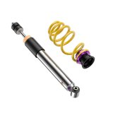 KW Variant 3 Coilover Kits 35230045 Kits, 3, 1.2 - 2.3 in. Lowered Front, 1.4 - 2.1 in. Lowered Rear, Shocks, Yellow Powdercoated Springs, Ford, Kit thumbnail 8