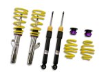 KW Variant 1 Coilover Kits 10220072 Kits, 1, 0.6 - 1.6 in. Lowered Front, 0.4 - 1.4 in. Lowered Rear, Natural/Purple Shocks, Yellow Springs, BMW, Kit thumbnail 3