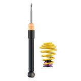 KW Variant 1 Coilover Kits 10220072 Kits, 1, 0.6 - 1.6 in. Lowered Front, 0.4 - 1.4 in. Lowered Rear, Natural/Purple Shocks, Yellow Springs, BMW, Kit thumbnail 6