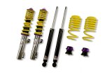 KW Variant 2 Coilover Kits 15210005 Kits, 2, 0.8 - 1.8 in. Lowered Front, 0.8 - 1.8 in. Lowered Rear, Natural/Yellow Shocks, Yellow Springs, Audi, Volkswagen, Kit thumbnail 5