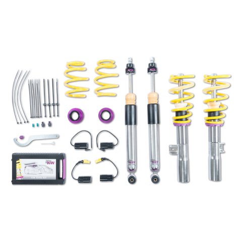 KW Variant 3 Coilover Kits 3522500S Kit V3 Bundle CLA 35, CLA 45 (C118) Coupe, 4Matic AWD with electronic dampers thumbnail 7