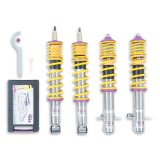 KW Variant 1 Coilover Kits 10280001 Coilovers, Front and Rear, Twin-Tube, Stainless Steel, Volkswagen Cabriolet, Kit thumbnail 2