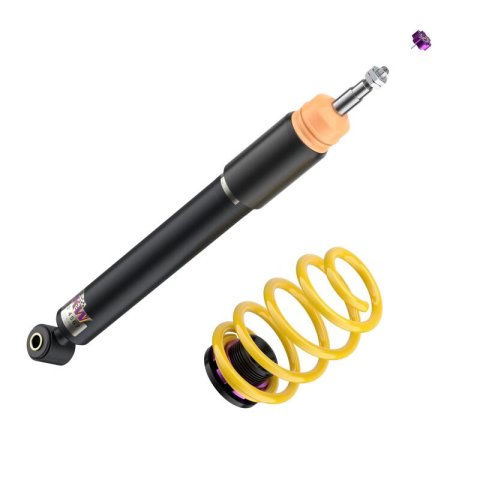 KW Street Comfort Coilover Kits 180200AH Kits, Comfort, 0.6 - 1.4 in. Lowered Front, 0.4 - 1.4 in. Lowered Rear, Natural/Black Shocks, Yellow Springs, MINI, Kit thumbnail 6