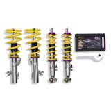 KW Variant 3 Coilover Kits 3522000B Kits, 3, 0.6 - 1.6 in. Lowered Front, 0.6 - 1.8 in. Lowered Rear, Shocks, Yellow Powdercoated Springs, MINI, Kit thumbnail 3