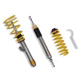 KW Variant 3 Coilover Kits 35220099 Kits, 3, 1.2 - 2.3 in. Lowered Front, 1.2 - 2.5 in. Lowered Rear, Shocks, Yellow Powdercoated Springs, BMW, Kit thumbnail 7