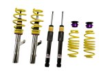 KW Variant 1 Coilover Kits for 2011-2013 JETTA - 10280118 Kits, 1, 1.2 2.1 in. Lowered Front, 1.6 2.4 in. Lowered Rear, Natural/Purple Shocks, Yellow Springs, Volkswagen, Kit thumbnail 2