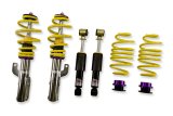 KW Variant 2 Coilover Kits for 2005-2010 COBALT - 15261006 Kits, 2, 0.8 2.0 in. Lowered Front and Rear, Natural/Yellow Shocks, Yellow Powdercoated Springs, Chevy, Kit thumbnail 2