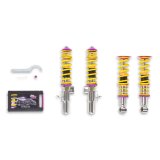 KW Variant 1 Coilover Kits 10258004 Kits, 1, 0.8 - 2.0 in. Lowered Front, 0.8 - 2.0 in. Lowered Rear, Natural/Purple Shocks, Yellow Springs, Toyota, Subaru, Scion, Kit thumbnail 3
