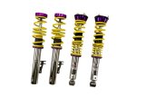 KW Variant 1 Coilover Kits 10271002 Kits, 1, 0.8 - 1.5 in. Lowered Front, 0.8 - 1.5 in. Lowered Rear, Natural/Purple Shocks, Yellow Springs, Porsche, Kit thumbnail 3