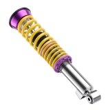 KW Variant 1 Coilover Kits 10271002 Kits, 1, 0.8 - 1.5 in. Lowered Front, 0.8 - 1.5 in. Lowered Rear, Natural/Purple Shocks, Yellow Springs, Porsche, Kit thumbnail 4