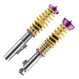 KW Variant 1 Coilover Kits 10271002 Kits, 1, 0.8 - 1.5 in. Lowered Front, 0.8 - 1.5 in. Lowered Rear, Natural/Purple Shocks, Yellow Springs, Porsche, Kit thumbnail 5